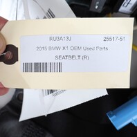 2012-2015 BMW X1 Right Front Seat Belt Retractor 72112991284 OEM Used