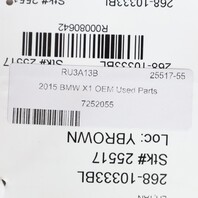 2006-2013 BMW 325Xi 328i 330i 335i X1 Beige Left Sun Shade Visor OEM Used