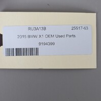 2012-2015 BMW X1 Ignition Switch Key Fob 66129194399 OEM Used