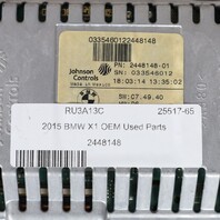 2013-2015 BMW X1 Central Information Display 65509289582 OEM Used