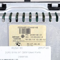 2013-2015 BMW X1 Central Information Display 65509289582 OEM Used