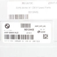 2012-2015 BMW X1 Amp Amplifier 65129312443 OEM Used