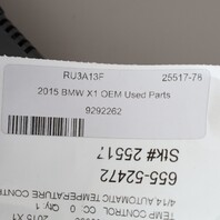 2010-2013 BMW 128i 135i 328i 335i M3 Climate Control Panel 64119292262 OEM Used