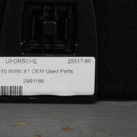 2013-2015 BMW X1 Rear Trunk Floor Carpet 51472991186 OEM Used