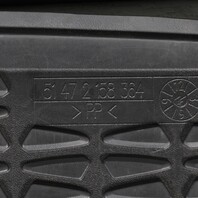 2013-2015 BMW X1 Rear Trunk Floor Carpet All Weather Mat 51472991186 OEM Used