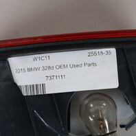 2012-2015 BMW 320i 328i 335i Left Tail Light Lid Mount 63217372793 OEM Used