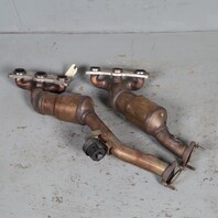 2010-2013 BMW 128i 328i Exhaust Manifold Front Rear Set 18407556989 OEM Used
