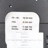 07-13 BMW 128i 135i 328i 335i M3 Sunroof Switch Dome Light 61319225537 OEM