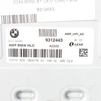 2012-2015 BMW X1 Amp Amplifier 65129312443 OEM Used