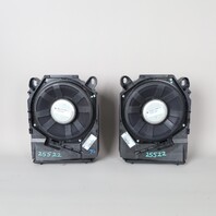 2008-2013 BMW 328i 335i M3 X1 Floor Speaker Subwoofer Pair 65139143143 OEM Used