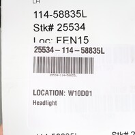 1996-2003 Volkswagen Eurovan Left Driver Headlight 7D1941005A OEM