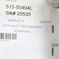 13-16 Audi A4 A5 A6 A7 Q5 Left Front Spindle Knuckle Hub 4G0407253B OEM Used