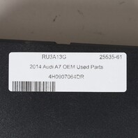 2014 Audi A6 A7 Comfort Control Module CCM 4H0907064DR OEM Used