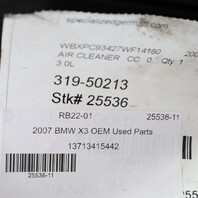 2007-2010 BMW X3 E83 Air Cleaner Filter Housing 13623449001 OEM Used