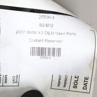 BMW 325i 330i X3 X5 Radiator Overflow Expansion Tank 17117573781 OEM Used