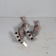 2007-2010 BMW X3 E83 Exhaust Manifold Downpipe Set Front Rear OEM Used