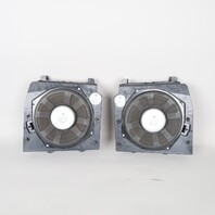 2004-2010 BMW X3 E83 Floor Speaker Subwoofer Set Pair 65136990103 OEM Used