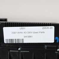 2004-2010 BMW X3 E83 Heater Climate Temperature Control Panel OEM Used