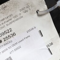 2004-2010 BMW X3 E83 Front Subframe Crossmember 31103415150 OEM Used