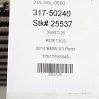 2011-2018 BMW X3 X4 N55 Turbocharger Intercooler OEM 17517593845