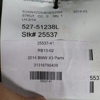 2011-2018 BMW X3 X4 Front Strut Shock Spring Pair Right / Left 31316796409 OEM