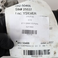 2011-2017 BMW X3 3.0 A/C Compressor 64529217869 OEM