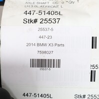 2011-2017 BMW X3 X4 Left Front Axle Shaft CV Joint OEM 31607598027