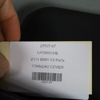 2011-2017 BMW X3 F25 Rear Trunk Cargo Cover Shade Black 51477222208 OEM