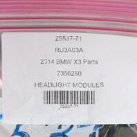 2011-2014 BMW X3 F25 Left Xenon Headlight Module Set OEM