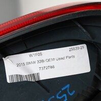 2012-2015 BMW 320i 328i 335i Right Tail Light 63217372786 OEM Used