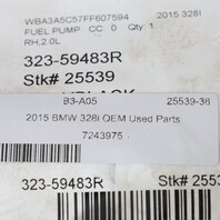 BMW 228i 230i 320i 328i 335i 428i 435i M2 M235i Fuel Pump 16117243975 OEM