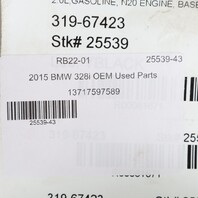 14-16 BMW 228i 320i 328i 428i N20 Air Cleaner Filter Box 13717597589 OEM Used