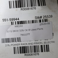 BMW 320i 328i 330i 335i 340i 428i Steering Gear Electric Motor OEM Used