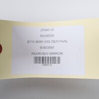 BMW 328i 335i 430i 435i Interior Inside Rear View Mirror 51166821263 OEM
