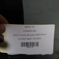 1997-2004 Porsche 911 996 Boxster 986 Seat Backrest Outer Cover Black OEM