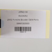 2002 Porsche Boxster OEM Parts