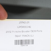1997-2004 Porsche 911 Boxster Left Seat Frame Track Rail OEM 99652162101