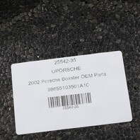 1997-2004 Porsche Boxster 986 Engine Firewall Carpet Black 98655103501 OEM