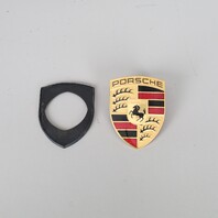 Porsche 911 Boxster Cayenne Hood Emblem Crest Badge OEM 99655921100
