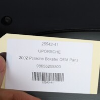 2000-2004 Porsche Boxster 986 Speedometer Cover Trim Leatherette Black OEM