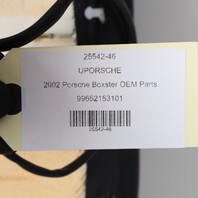 1999-2004 Porsche 911 Boxster Front Seat Backrest Cushion Black OEM