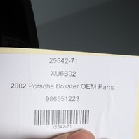 1997-2004 Porsche Boxster 986 Rear Storage Shelf Compartment OEM 986551223