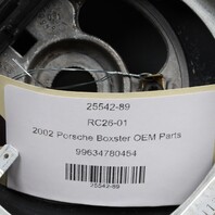 1999-2004 Porsche 911 Boxster Black 3 Spoke Steering Wheel 99634780454 OEM