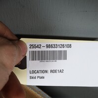 1997-2004 Porsche Boxster Transmission Skid Plate Belly Pan OEM 98633126108