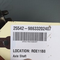 1997-2002 Porsche Boxster 2.5 2.7 Left Axle Shaft CV Joint OEM 98633202407