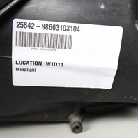 1997-2004 Porsche Boxster Left Driver Halogen Headlight OEM 98663103104