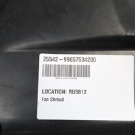 1997-2004 Porsche 911 996 Boxster 986 Right Radiator Fan Shroud OEM 99657534200
