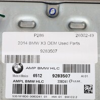 2011-2014 BMW X3 Amp Amplifier HiFi Audio 65129283507 OEM Used