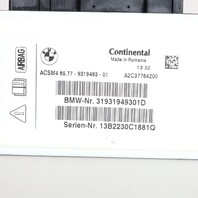 2014 BMW X3 Airbag Computer 65779319493 OEM Used