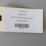 05-08 Porsche 911 Boxster Cayman Right Power Window Switch 99761315603 OEM